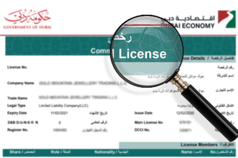Dubai Trade License