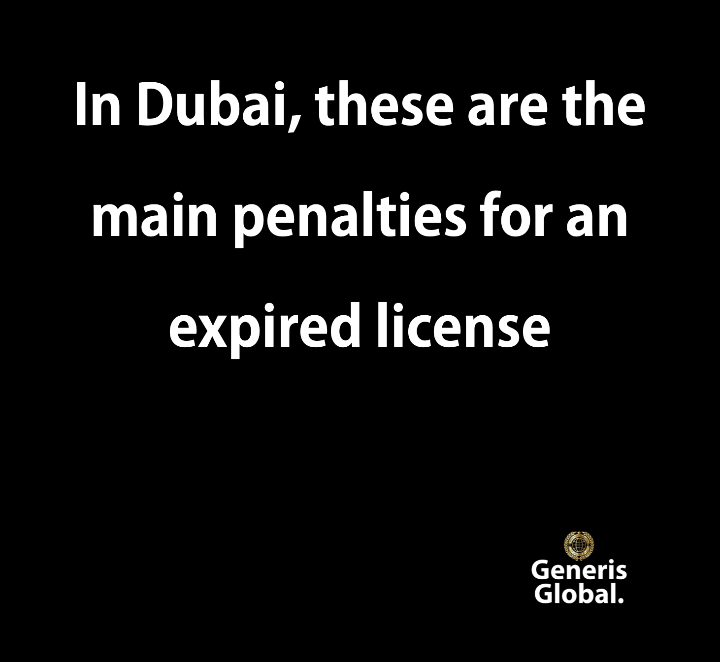 penalties for an expired license
