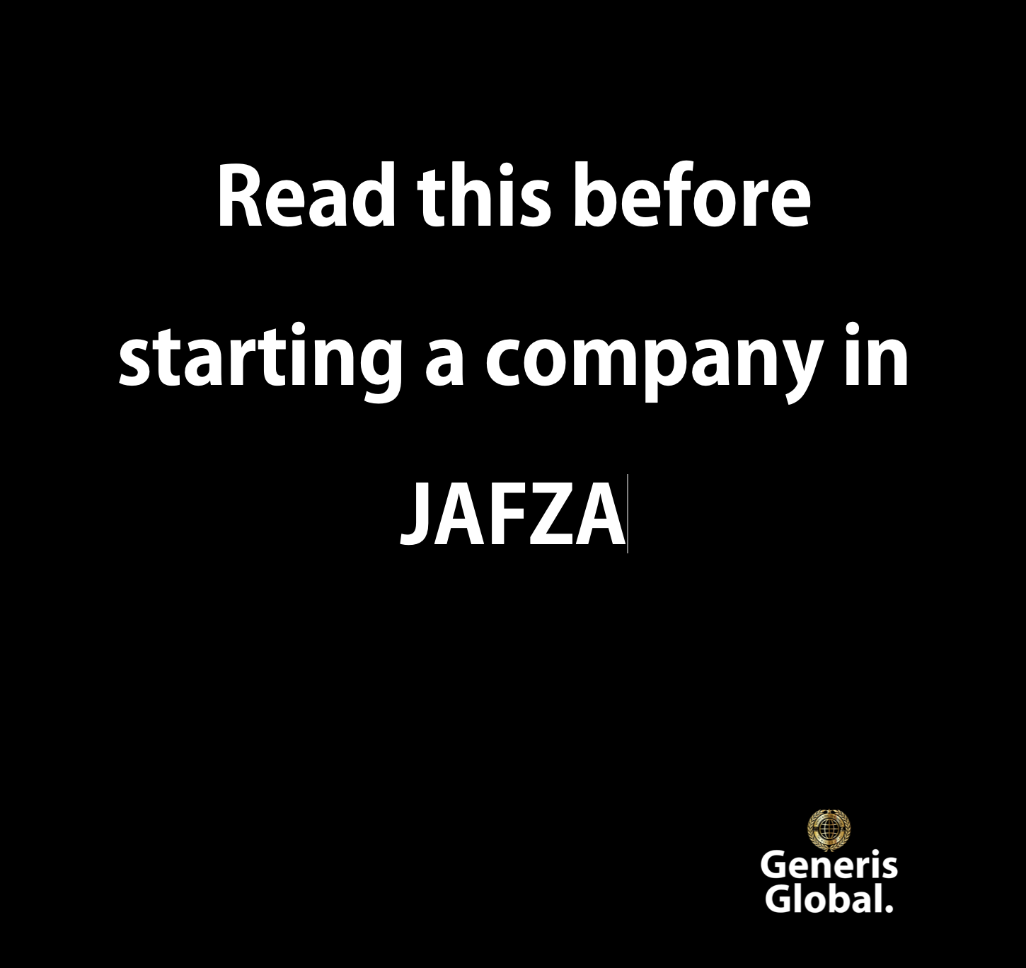 starting a company in JAFZA