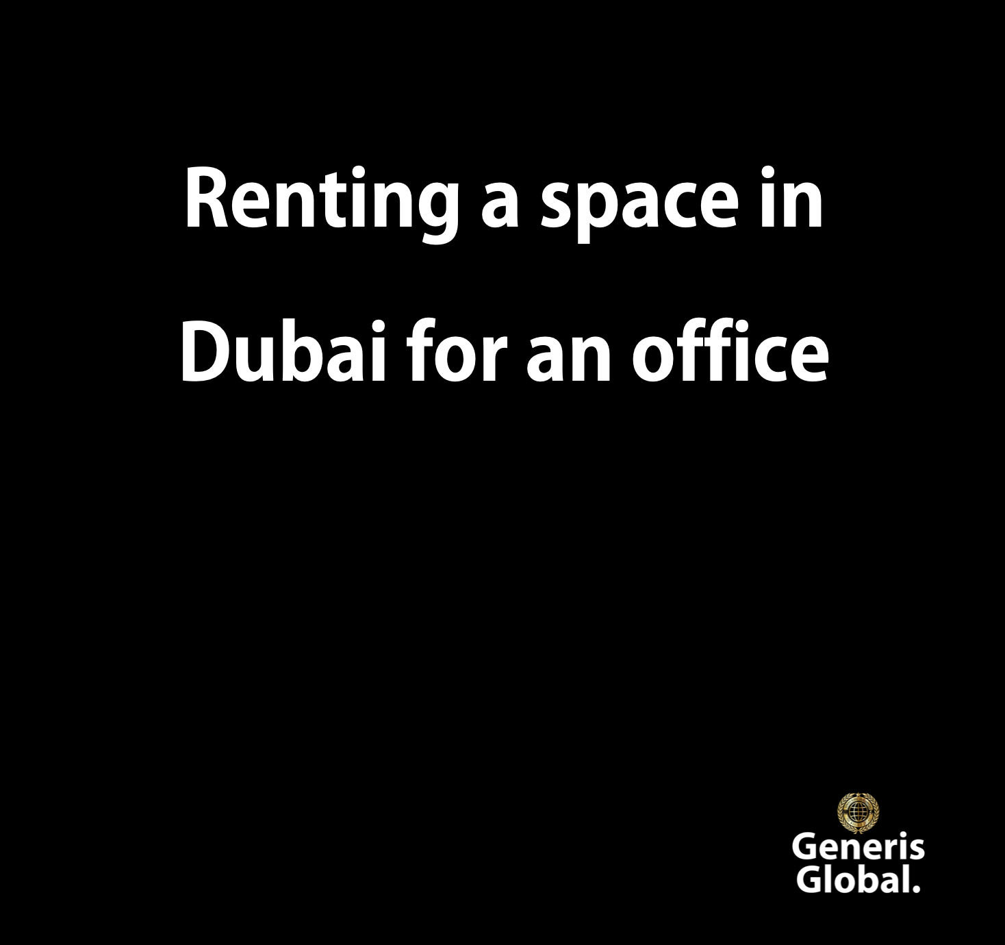 Renting a space in Dubai for an office