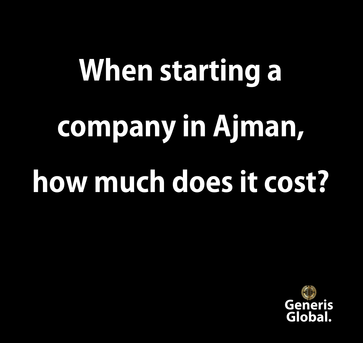 starting a company in Ajman