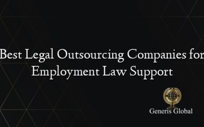 Best Legal Outsourcing Companies for Employment Law Support