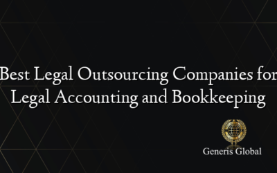 Best Legal Outsourcing Companies for Legal Accounting and Bookkeeping