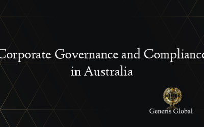 Corporate Governance and Compliance in Australia