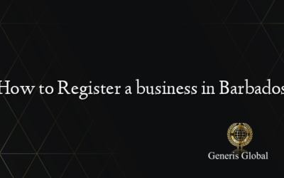 How to Register a business in Barbados