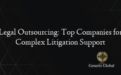 Legal Outsourcing: Top Companies for Complex Litigation Support