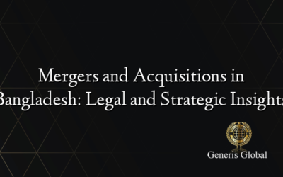 Mergers and Acquisitions in Bangladesh: Legal and Strategic Insights