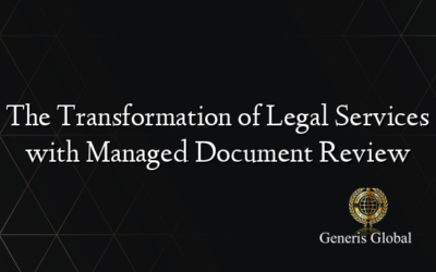 The Transformation of Legal Services with Managed Document Review