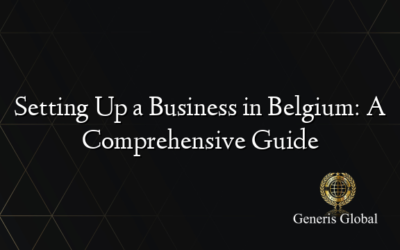 Setting Up a Business in Belgium: A Comprehensive Guide