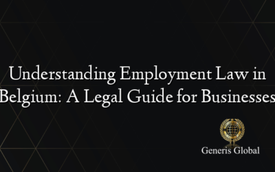 Understanding Employment Law in Belgium: A Legal Guide for Businesses