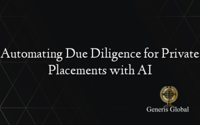 Automating Due Diligence for Private Placements with AI