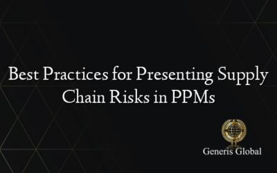 Best Practices for Presenting Supply Chain Risks in PPMs