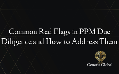 Common Red Flags in PPM Due Diligence and How to Address Them