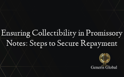 Ensuring Collectibility in Promissory Notes: Steps to Secure Repayment