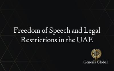 Freedom of Speech and Legal Restrictions in the UAE