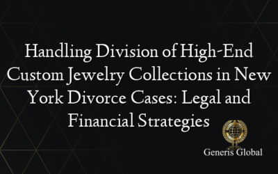 Handling Division of High-End Custom Jewelry Collections in New York Divorce Cases: Legal and Financial Strategies