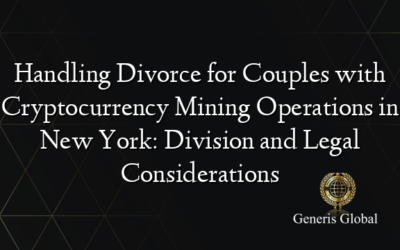 Handling Divorce for Couples with Cryptocurrency Mining Operations in New York: Division and Legal Considerations