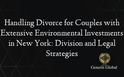 Handling Divorce for Couples with Extensive Environmental Investments in New York: Division and Legal Strategies