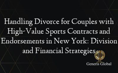 Handling Divorce for Couples with High-Value Sports Contracts and Endorsements in New York: Division and Financial Strategies