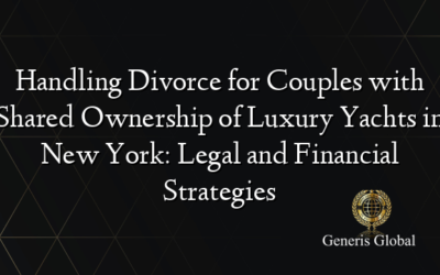 Handling Divorce for Couples with Shared Ownership of Luxury Yachts in New York: Legal and Financial Strategies