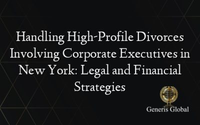 Handling High-Profile Divorces Involving Corporate Executives in New York: Legal and Financial Strategies