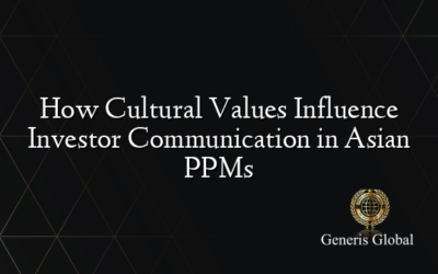 How Cultural Values Influence Investor Communication in Asian PPMs