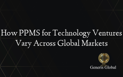 How PPMS for Technology Ventures Vary Across Global Markets