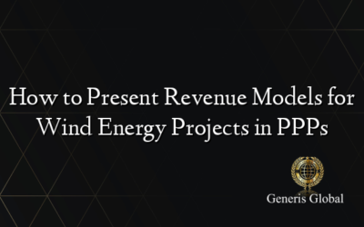 How to Present Revenue Models for Wind Energy Projects in PPPs