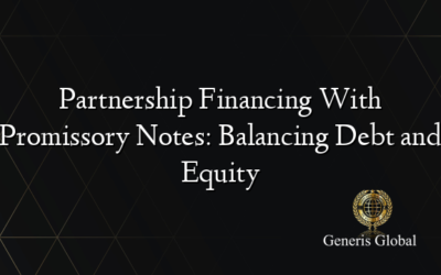 Partnership Financing With Promissory Notes: Balancing Debt and Equity
