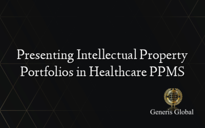 Presenting Intellectual Property Portfolios in Healthcare PPMS