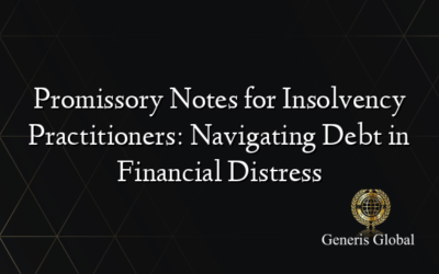 Promissory Notes for Insolvency Practitioners: Navigating Debt in Financial Distress