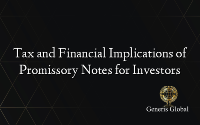 Tax and Financial Implications of Promissory Notes for Investors