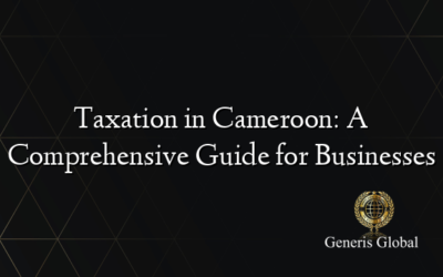 Taxation in Cameroon: A Comprehensive Guide for Businesses