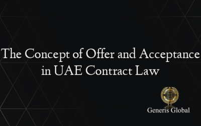 The Concept of Offer and Acceptance in UAE Contract Law