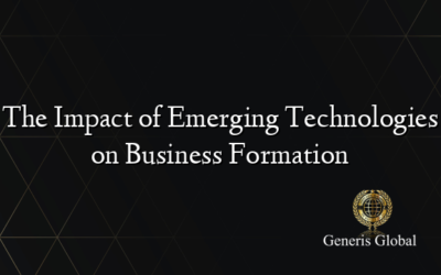 The Impact of Emerging Technologies on Business Formation