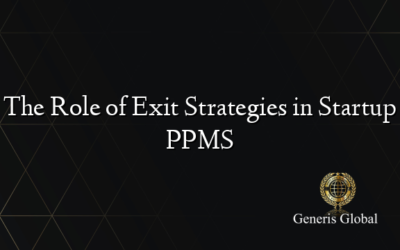 The Role of Exit Strategies in Startup PPMS