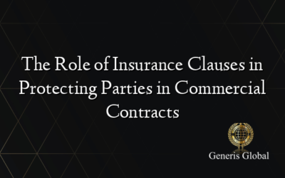 The Role of Insurance Clauses in Protecting Parties in Commercial Contracts