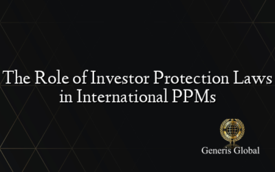 The Role of Investor Protection Laws in International PPMs