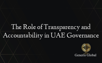 The Role of Transparency and Accountability in UAE Governance