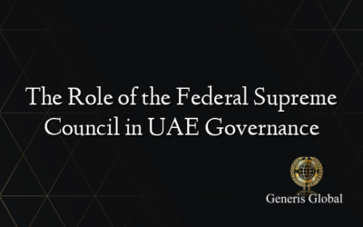 The Role of the Federal Supreme Council in UAE Governance