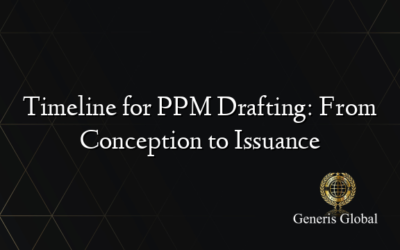 Timeline for PPM Drafting: From Conception to Issuance