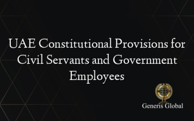 UAE Constitutional Provisions for Civil Servants and Government Employees
