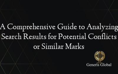 A Comprehensive Guide to Analyzing Search Results for Potential Conflicts or Similar Marks