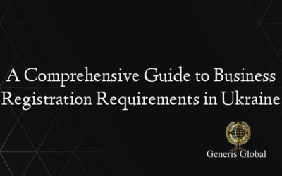 A Comprehensive Guide to Business Registration Requirements in Ukraine