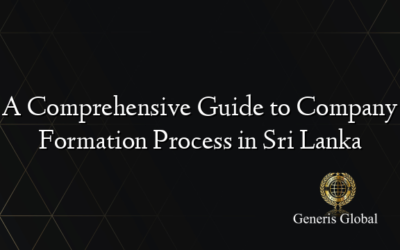 A Comprehensive Guide to Company Formation Process in Sri Lanka