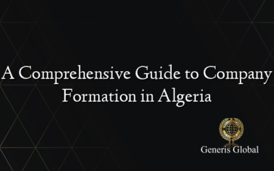 A Comprehensive Guide to Company Formation in Algeria