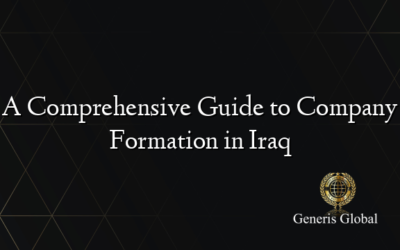 A Comprehensive Guide to Company Formation in Iraq