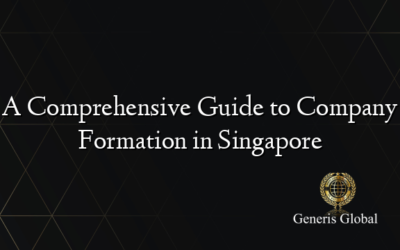 A Comprehensive Guide to Company Formation in Singapore