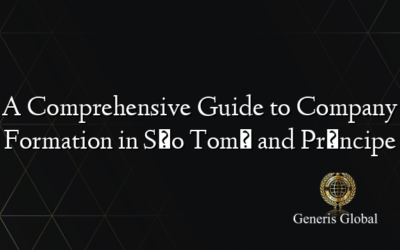 A Comprehensive Guide to Company Formation in São Tomé and Príncipe