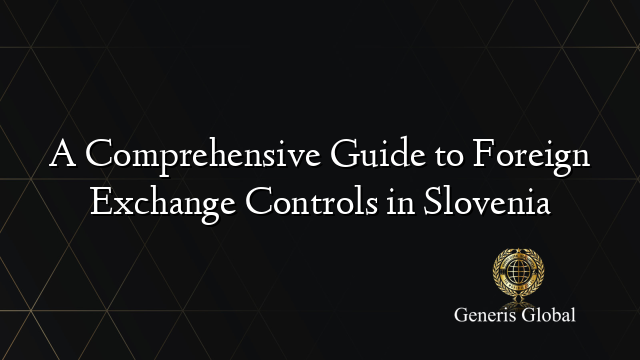 A Comprehensive Guide to Foreign Exchange Controls in Slovenia